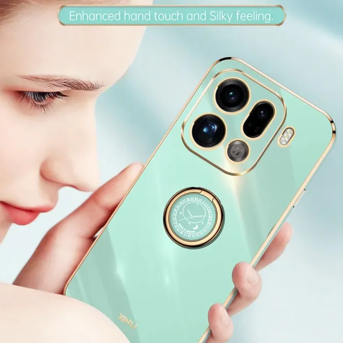 Coque Oppo Find X9 Pro 5G Anneau Support Finition Métallique