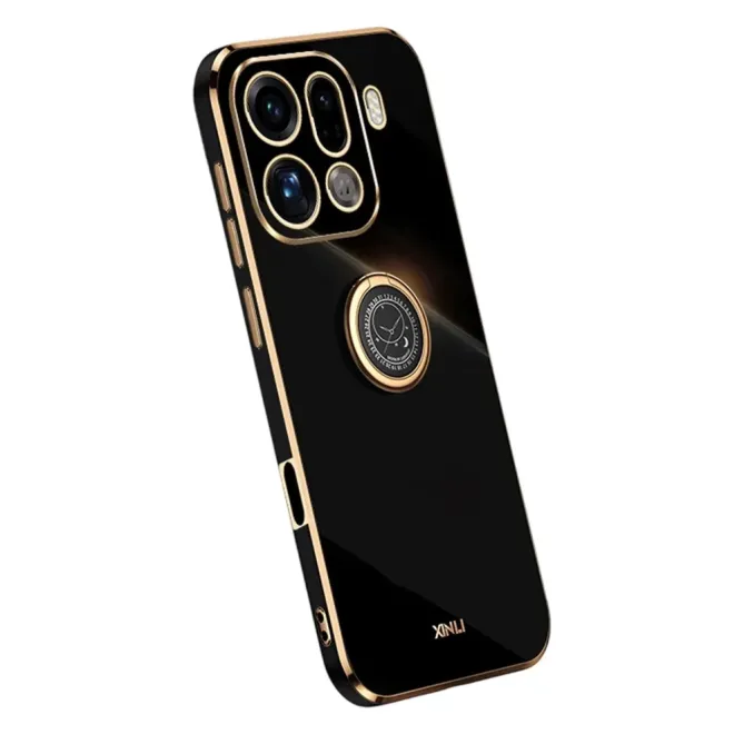 Coque Oppo Find X9 Pro 5G Anneau Support Finition Métallique