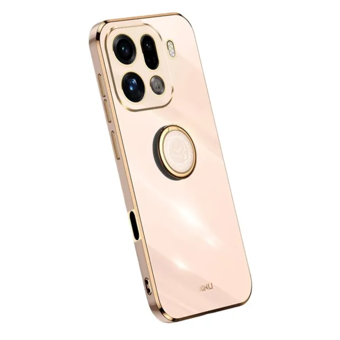 Coque Oppo Find X9 Pro 5G Anneau Support Finition Métallique