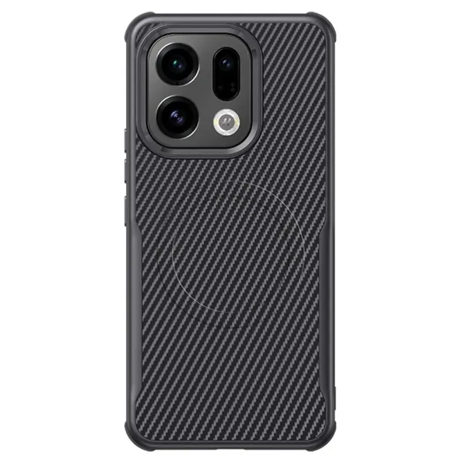 Coque Oppo Find X9 Pro 5G Finition Carbone Coins Renforcés | Raxon