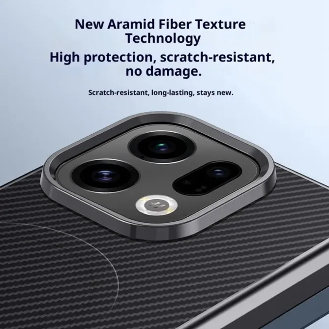 Coque Oppo Find X9 Pro 5G Finition Carbone Coins Renforcés | Raxon
