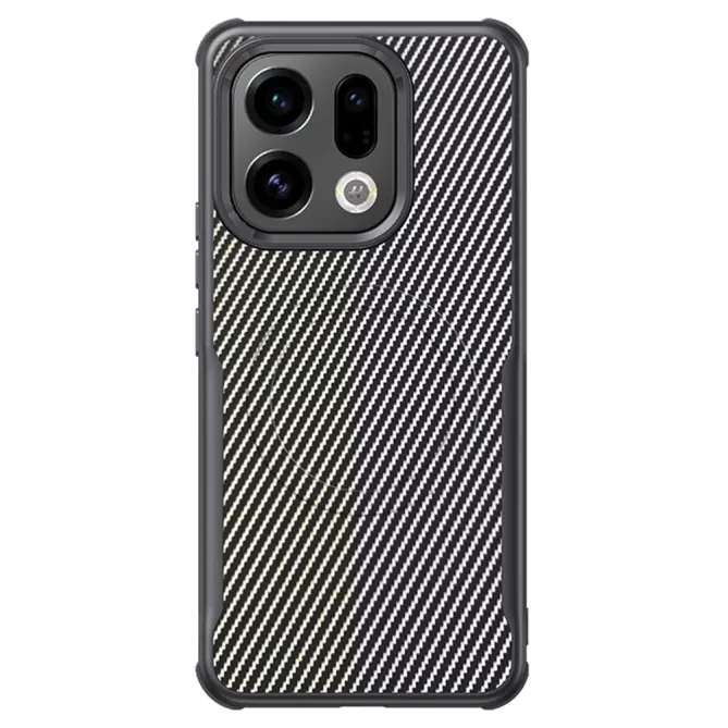 Coque Oppo Find X9 Pro 5G Finition Carbone Coins Renforcés | Raxon