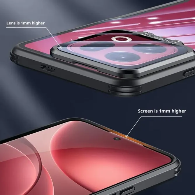 Coque Oppo Find X9 Pro 5G Transparente Support Lentille Verre