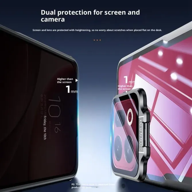 Coque Oppo Find X9 Pro 5G Transparente Support Lentille Verre