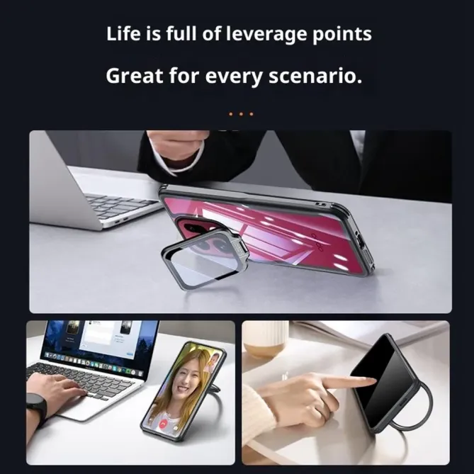 Coque Oppo Find X9 Pro 5G Transparente Support Lentille Verre