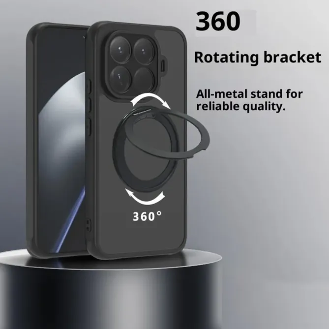 Coque Xiaomi 15T Pro avec Anneau Support MagSafe et Verre Trempé