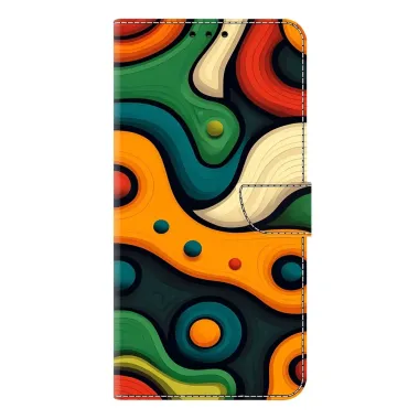 Housse Portefeuille Xiaomi 15T Pro avec Motif Artistique Abstrait