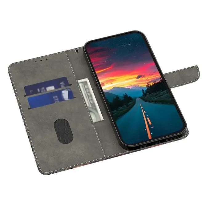 Housse Xiaomi 15T Pro avec Motif Chat Mignon et Support Vidéo