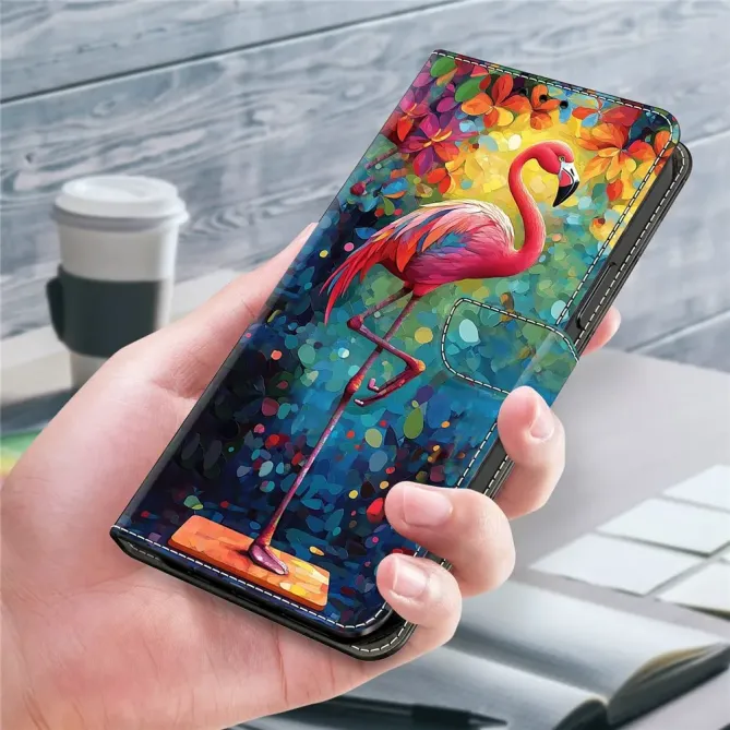 Housse Xiaomi 15T Pro avec Motif Artistique Flamant Rose