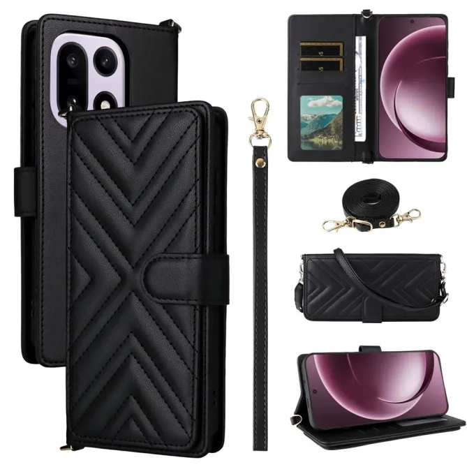 Housse OnePlus 15 Bandoulière Matelassée
