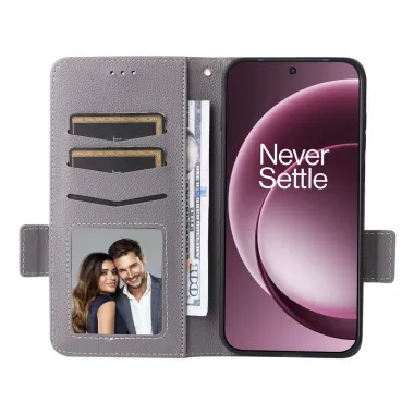 Housse OnePlus 15 effet cuir à Lanière | FOLKEN Gris Foncé - photo 19