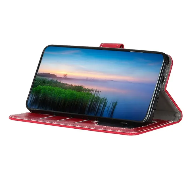 Housse OnePlus 15 effet cuir luxueux coutures