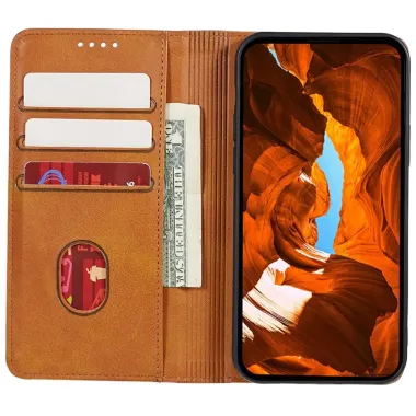 Housse OnePlus 15 Béatrice Flip Premium Marron Clair - photo 18