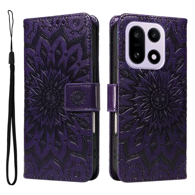 Housse OnePlus 15 Sunflower à lanière