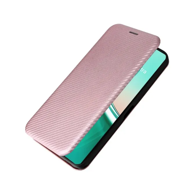 Flip Cover Zenfone 12 Ultra design fibre de carbone