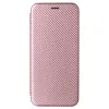 Flip Cover Zenfone 12 Ultra design fibre de carbone