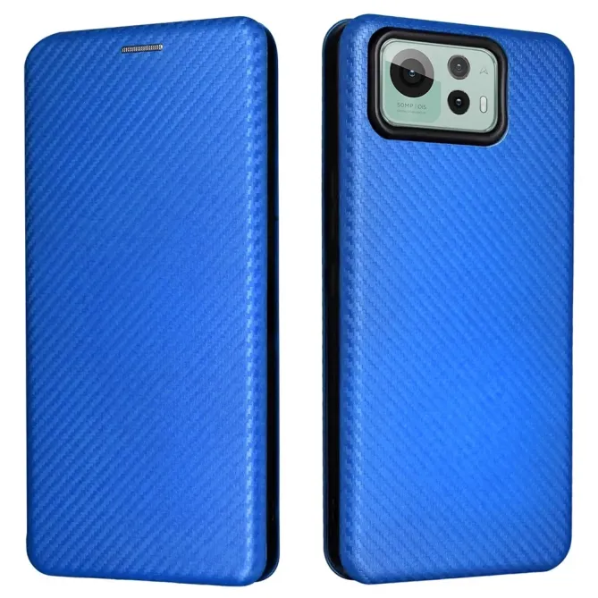 Flip Cover Zenfone 12 Ultra design fibre de carbone
