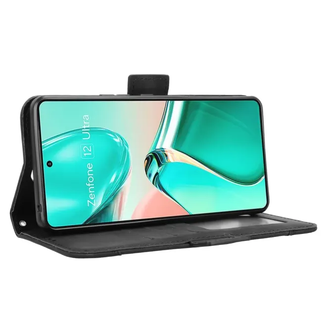 Housse Zenfone 12 Ultra Premium avec Porte Cartes