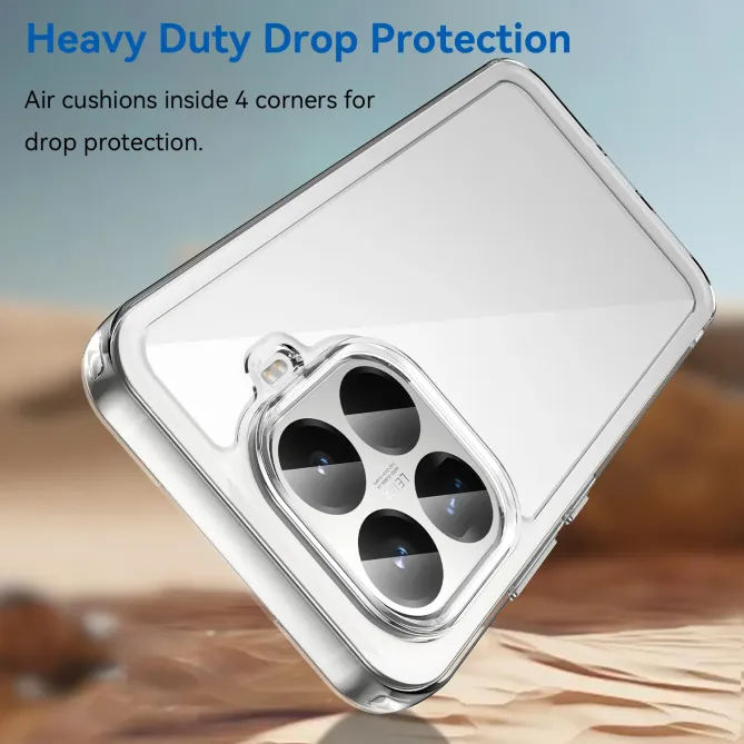 Coque transparente Xiaomi 15T Pro avec protection d'écran en verre tre