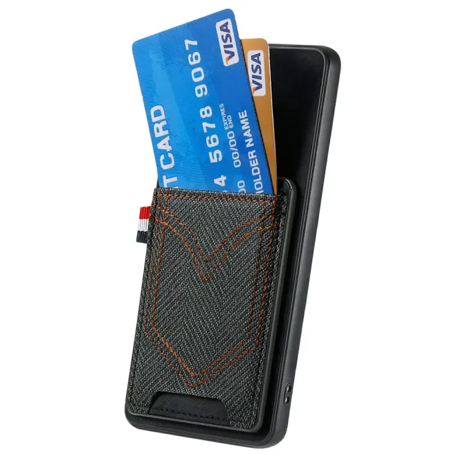 Coque Xiaomi 15T Pro jean rétro porte-cartes | JEANS ZIP