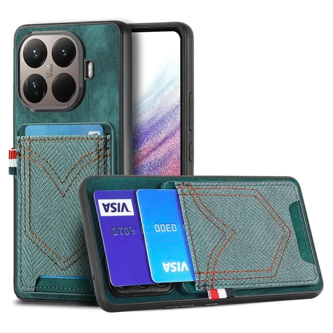 Coque Xiaomi 15T Pro jean rétro porte-cartes | JEANS ZIP