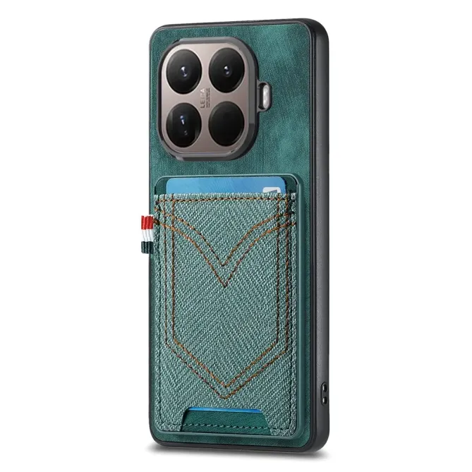 Coque Xiaomi 15T Pro jean rétro porte-cartes | JEANS ZIP