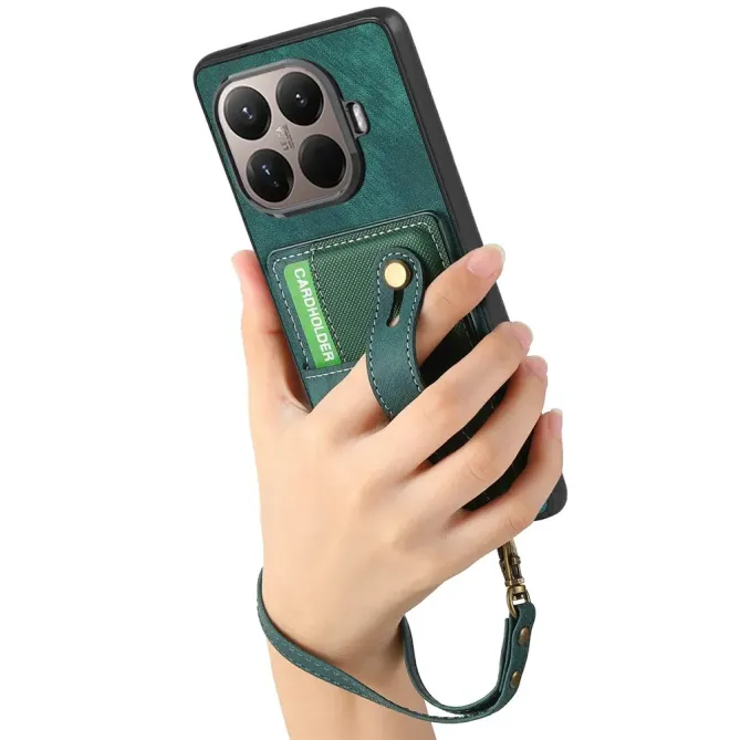 Coque Xiaomi 15T Pro rétro porte-cartes & dragonne | CROSSBAND