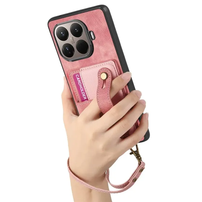 Coque Xiaomi 15T Pro rétro porte-cartes & dragonne | CROSSBAND