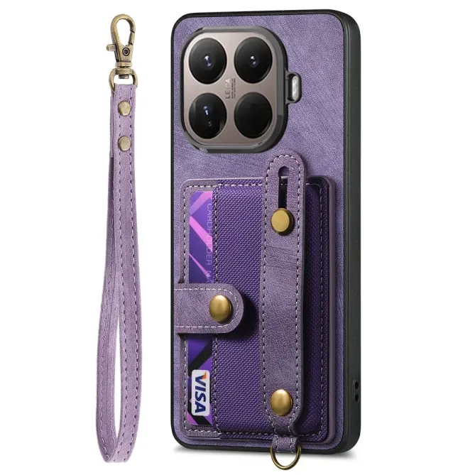 Coque Xiaomi 15T Pro rétro porte-cartes & dragonne | CROSSBAND