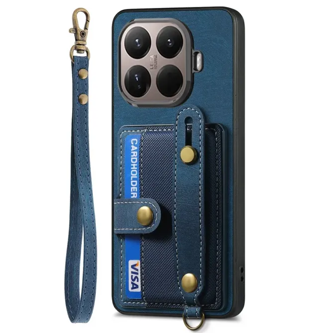 Coque Xiaomi 15T Pro rétro porte-cartes & dragonne | CROSSBAND