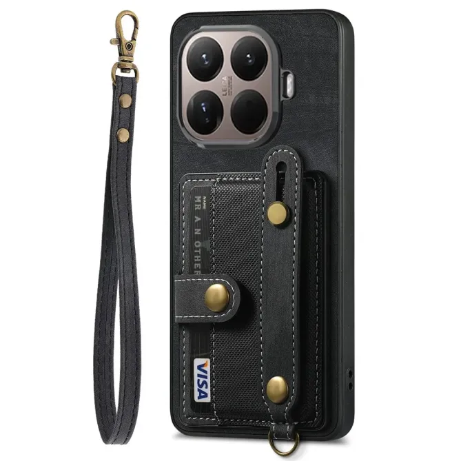 Coque Xiaomi 15T Pro rétro porte-cartes & dragonne | CROSSBAND