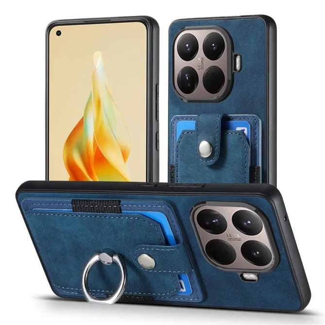 Coque Xiaomi 15T Pro avec porte-cartes, anneau et support