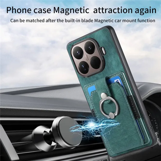 Coque Xiaomi 15T Pro avec porte-cartes, anneau et support