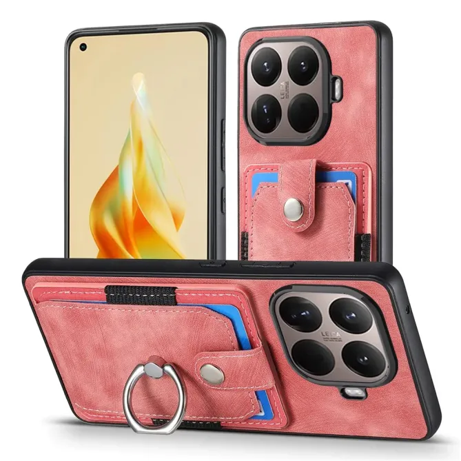 Coque Xiaomi 15T Pro avec porte-cartes, anneau et support