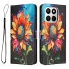 Housse Honor 400 Smart 5G / 4G, impression tournesol artistique