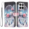 Housse Honor 400 Smart 5G / 4G, attrape-rêves et roses