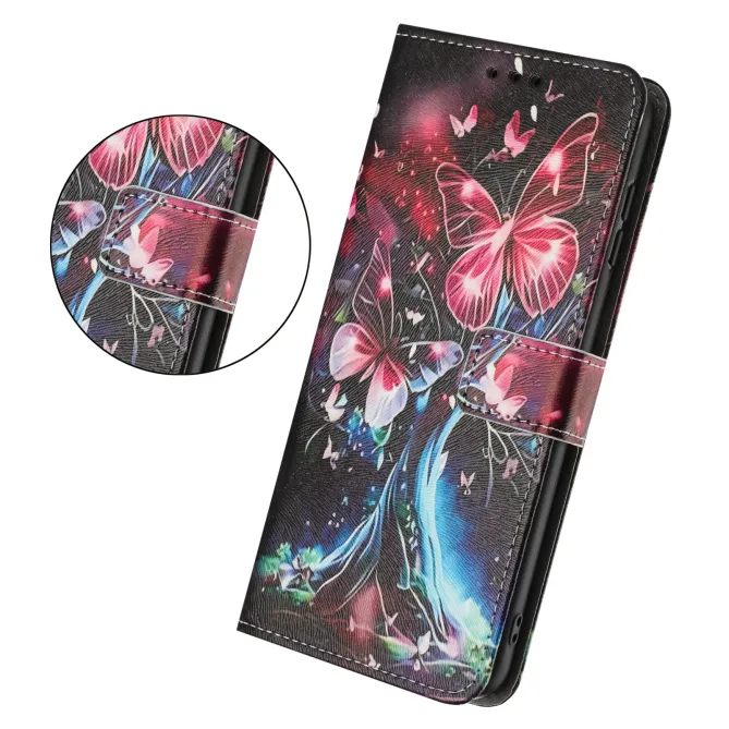 Housse Honor 400 Smart 5G / 4G, arbre lumineux et papillons