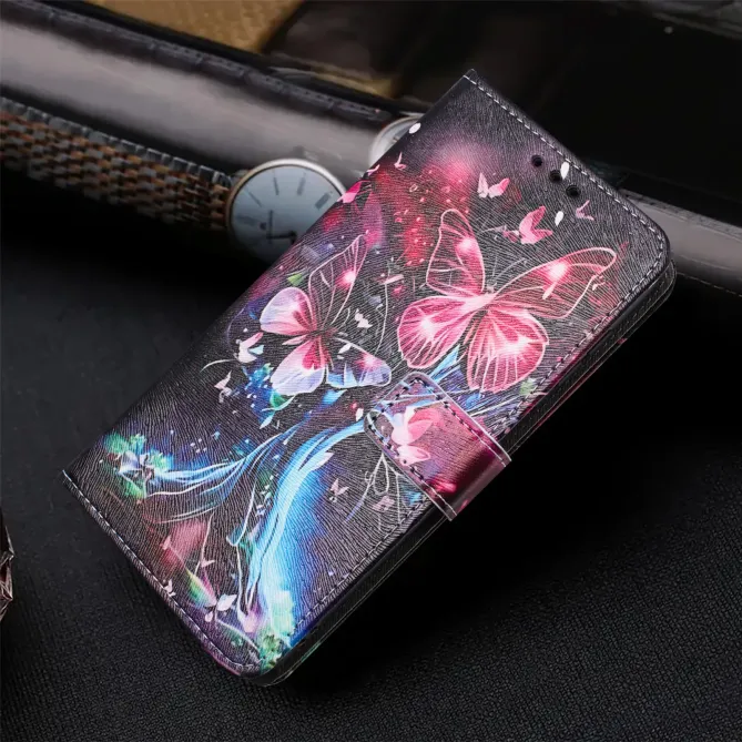 Housse Honor 400 Smart 5G / 4G, arbre lumineux et papillons