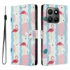 Housse Honor 400 Smart 5G / 4G flamants roses