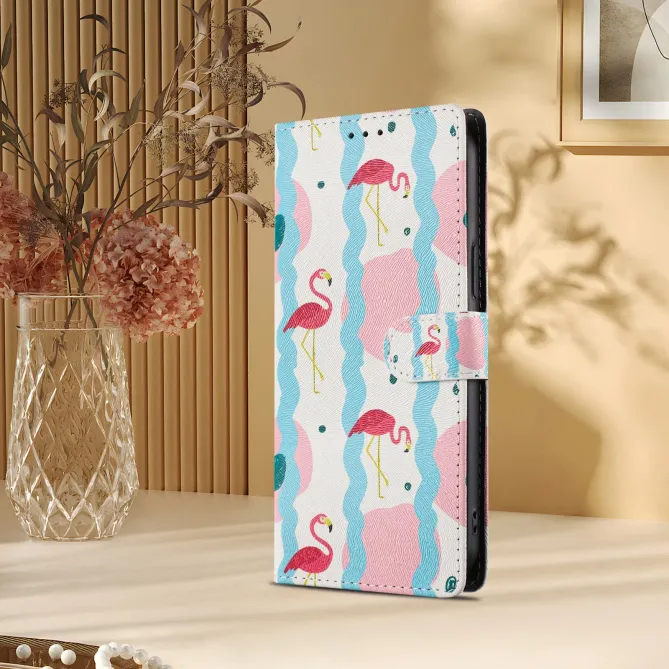Housse Honor 400 Smart 5G / 4G flamants roses