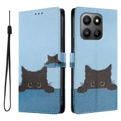 Housse Honor 400 Smart 5G / 4G chat noir