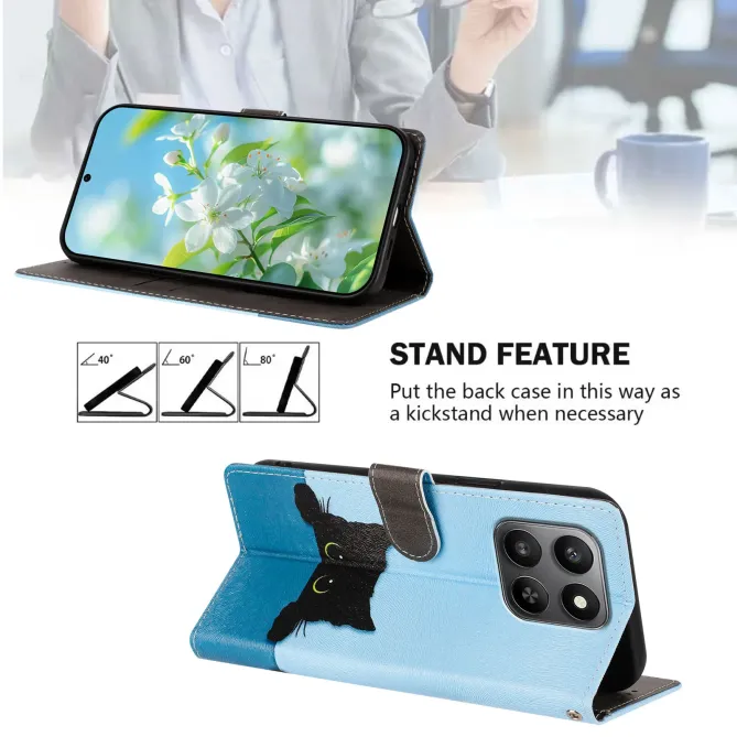 Housse Honor 400 Smart 5G / 4G chat noir