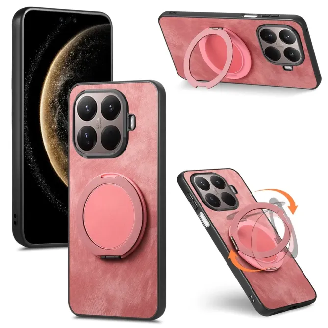 Coque Xiaomi 15T Pro rétro effet cuir avec anneau | SERENITY