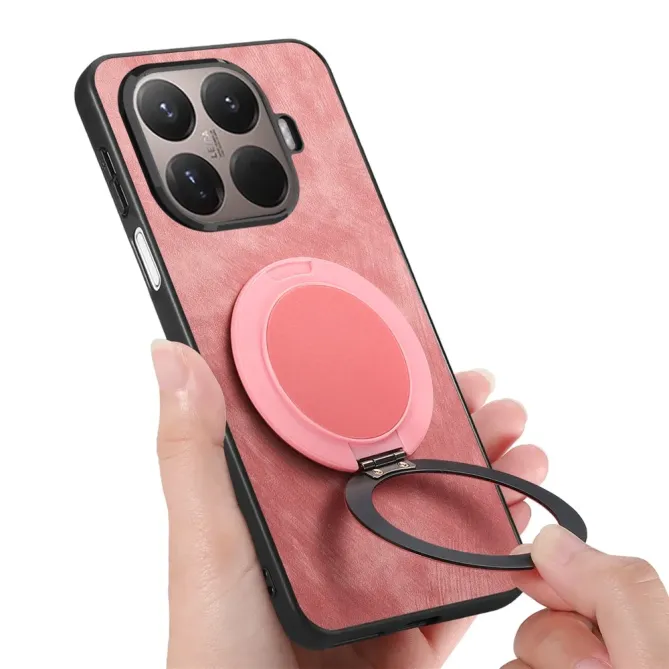 Coque Xiaomi 15T Pro rétro effet cuir avec anneau | SERENITY