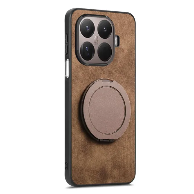 Coque Xiaomi 15T Pro rétro effet cuir avec anneau | SERENITY