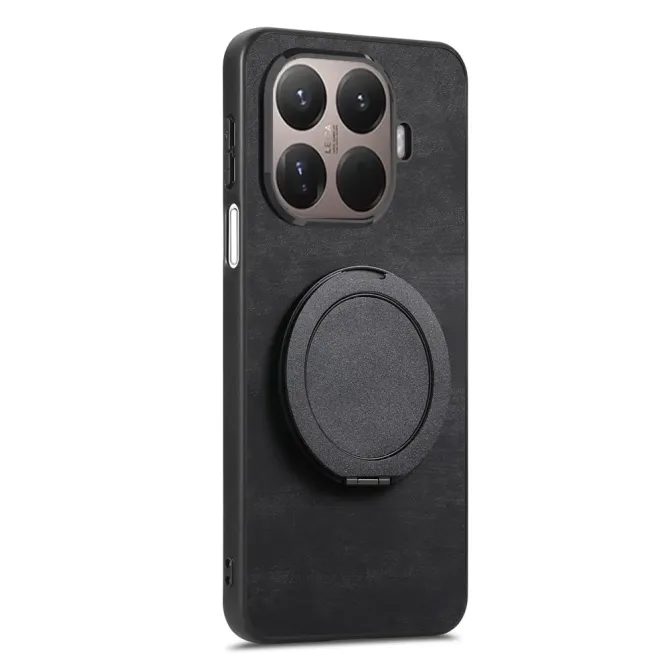 Coque Xiaomi 15T Pro rétro effet cuir avec anneau | SERENITY