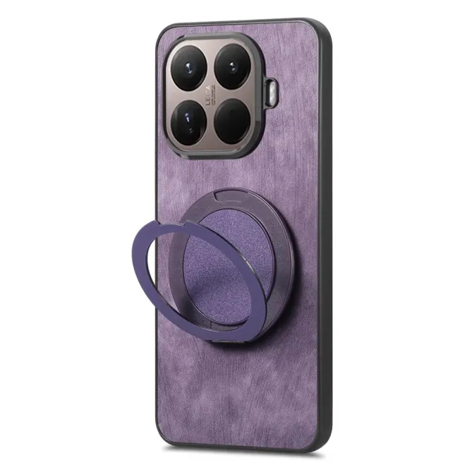 Coque Xiaomi 15T Pro rétro effet cuir avec anneau | SERENITY