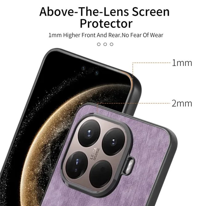 Coque Xiaomi 15T Pro rétro effet cuir avec anneau | SERENITY