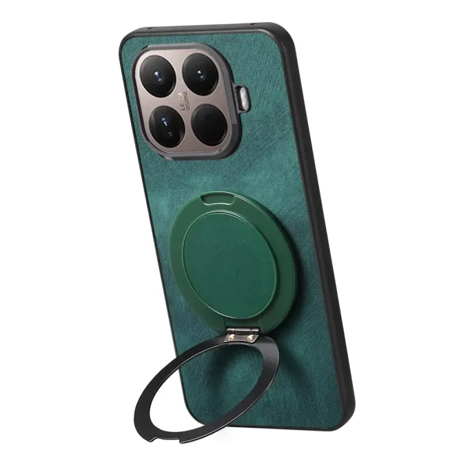 Coque Xiaomi 15T Pro rétro effet cuir avec anneau | SERENITY