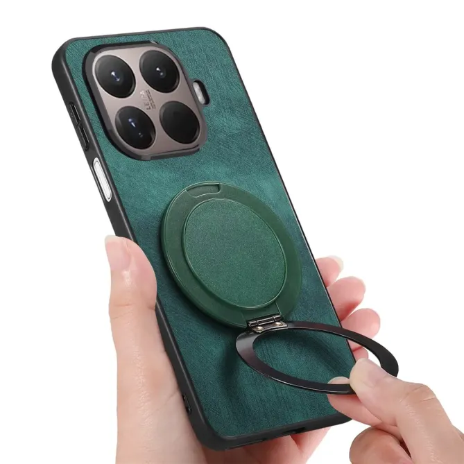 Coque Xiaomi 15T Pro rétro effet cuir avec anneau | SERENITY